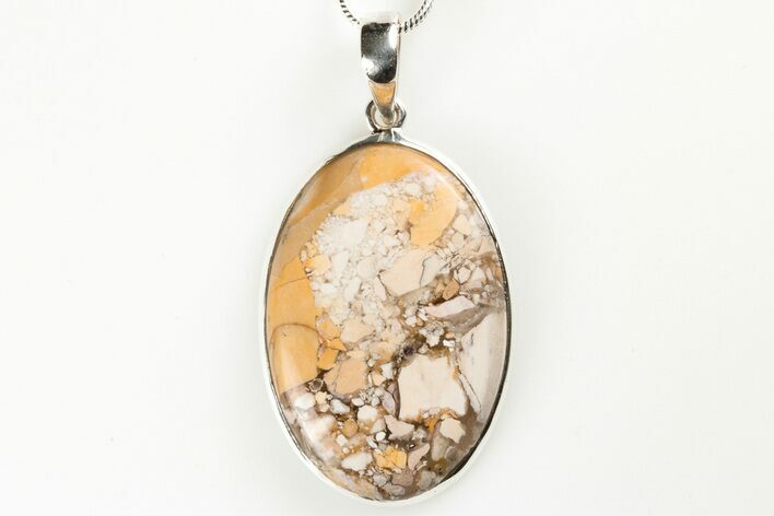 Ibis Jasper Pendant (Necklace) - Sterling Silver #192393